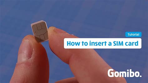 installing a sim card